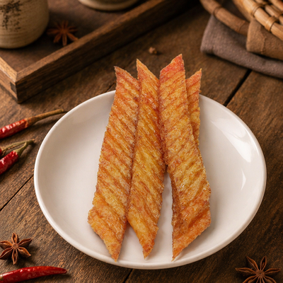 Extra Spicy Chili Vegetarian Lamb Ribs Gluten Strips Rib-Shaped Chewy Vegan Snack For Office Break Binge Watching Supermarket Food Wholesale Importers