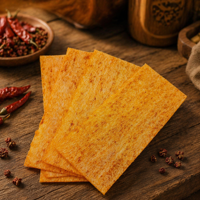 Spicy Dried Chili Gluten Chips Crispy Chewy Plant-Based Snack For Office Break Drama Watching Grocery Store Food Wholesale Distributors