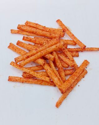 Extra Hot Burst Chili Vegetarian Beef Tendon Gluten Strips Spicy Plant-Based Snack For Office Break Movie Night Supermarket Food Distributors