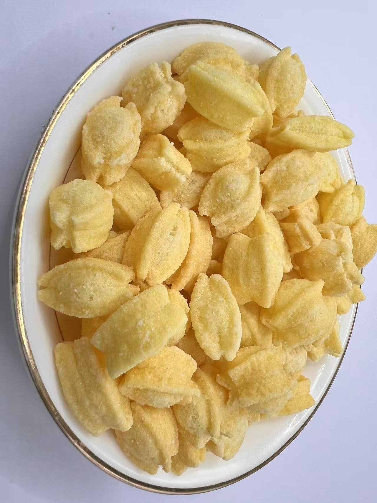 Lime Flavored Puffed Rice Snacks
