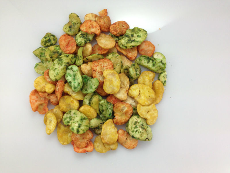Crispy Colorful Mixed Fried Broad Bean Chips Spicy Seaweed Curry Flavor