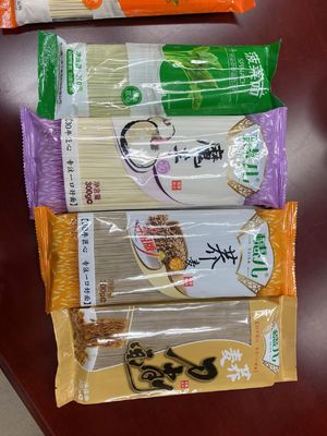 Vegan Healthy Quick Cooking Buckwheat Konjac Spinach Noodles BRC Certificated