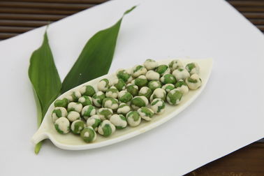 Crispy Crunchy Fried Green Peas Snack Garlic Flavor Coated