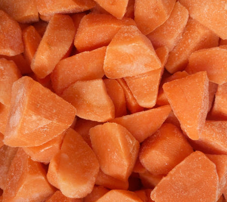 Full Nutritions Contained Frozen Diced Carrots Fresh Vegetable Frozen Process Flow