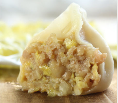 Chinese Jiaozi Steam Frozen Dumplings Traditional Restaurant Material -18℃ Storage