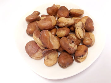 Big Salted Fava Nuts Roasted Broad Beans Handpicked Material HACCP Certificated