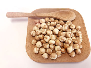 Wasabi Flavor Coated Spicy Crunchy Chickpeas Handpicked Good Taste In Retailer Bag