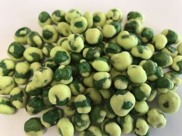 Dried Fried Yellow Wasabi Coated Green Peas Snack Crunchy and Crispy Nut Food With HALAL / BRC Certification