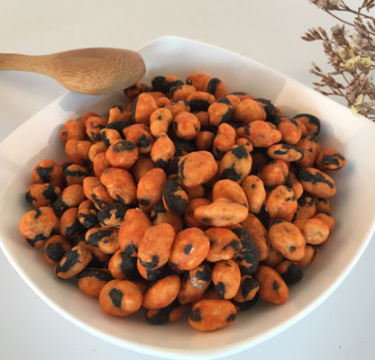 Roasted Black Soya Bean Snacks Crispy Spicy Tea Cajun Flavor