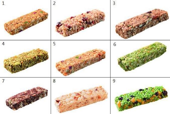Vegetable Juice Dried Fruits Flavor Sweet Meal Bar , Healthy Snack Bars