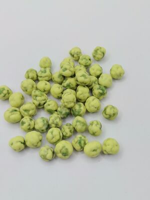 Wasabi Green Peas Soya Bean Snacks with Long Shelf Life, HACCP/BRC/KOSHER/HALAL Certified and Gently Baked