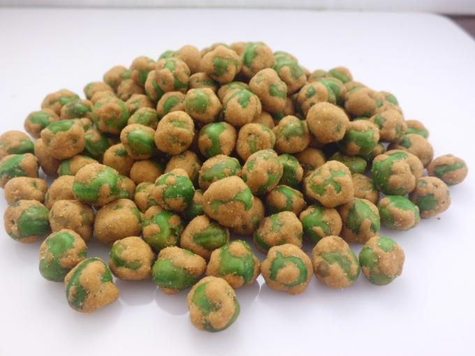 Good Taste Green Peas Snack Wasabi Flavor Size Sieved Nuts Good For Stomach