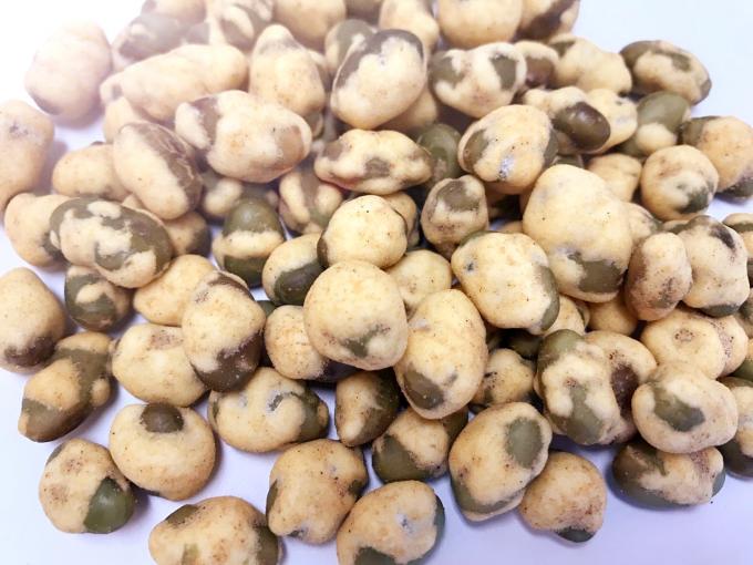 Natural Coated Soya Bean Snacks , BBQ Flavor Green Beans Snacks No Pigment