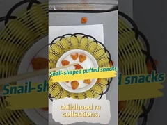 Snail - shaped Puffed Snacks