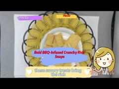 Bold BBQ-Infused Crunchy Rice Snaps for Savory Snack Lovers